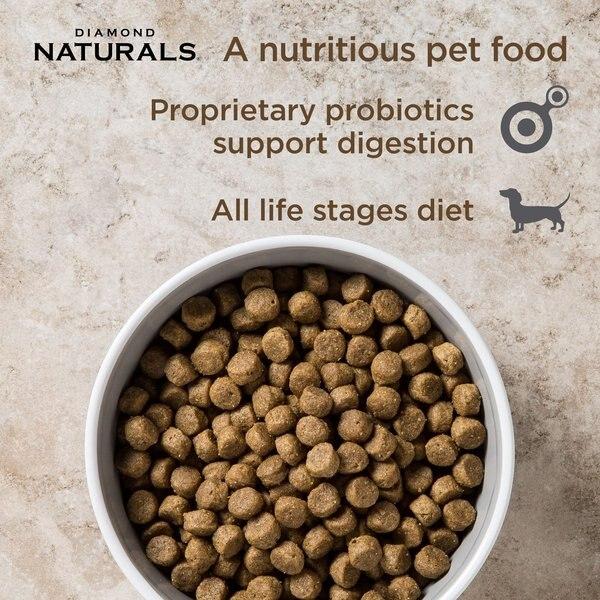 Chewy Diamond Naturals Chicken & Rice Formula All Life Stages Dry Dog Food 40-lb Bag Bundle Of 2