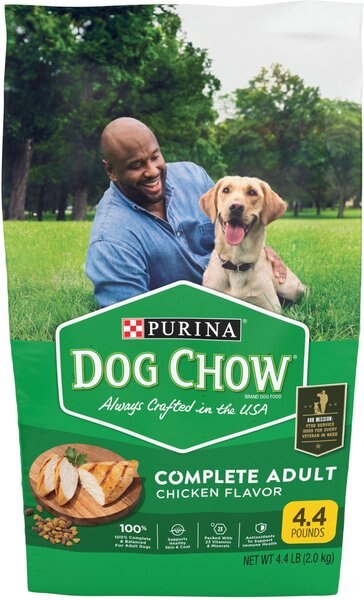 Chewy Dog Chow Complete Adult With Real Chicken Dry Dog Food 4.4-lb Bag