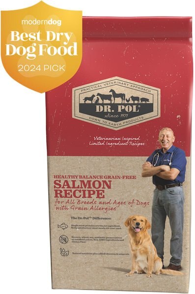 Chewy Dr. Pol Healthy Balance Salmon Recipe Grain-Free Dry Dog Food 4-lb Bag