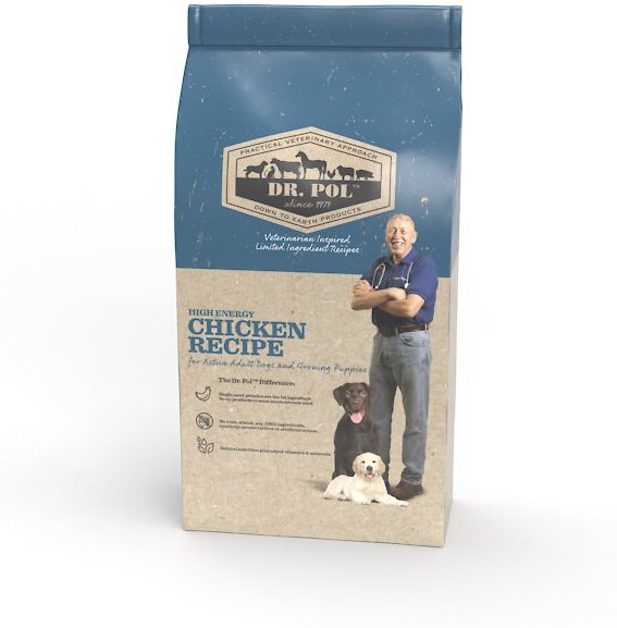 Chewy Dr. Pol High Energy Chicken Recipe Dry Dog Food 24-lb Bag