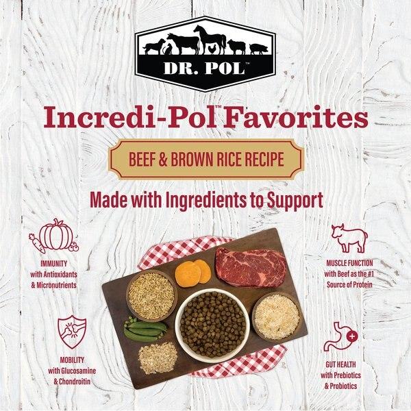 Chewy Dr. Pol Incredi-Pol Favorites Beef & Brown Rice Dog Food 24-lb Bag