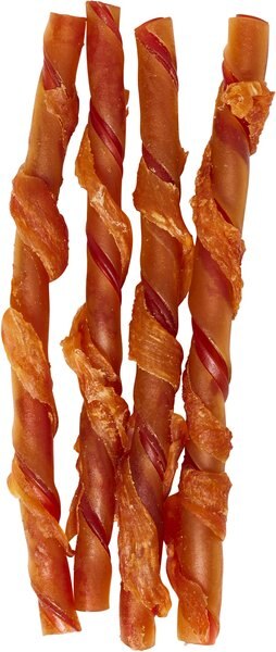Chewy DreamBone Peanut Butter Twists Wrapped With Chicken Rawhide-Free Hard Chew Dog Treats 36 Count
