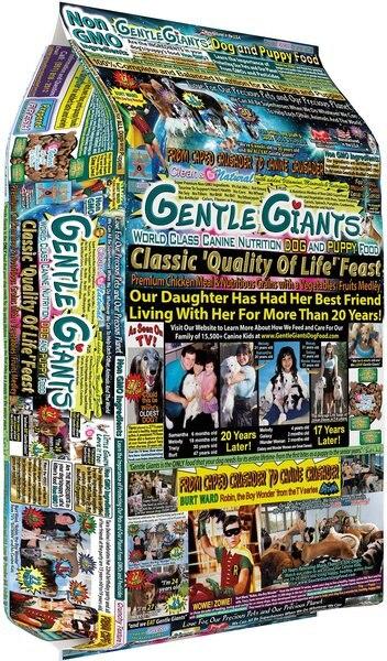 Chewy Gentle Giants Natural Non-GMO Dog & Puppy Chicken Dry Dog Food 15-lb Bag