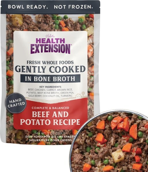 Chewy Health Extension Gently Cooked Beef & Potato Recipe Wet Dog Food 9-oz pouch 1 count