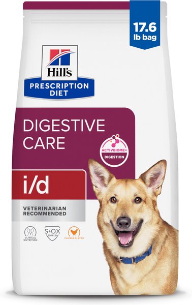 Chewy Hill's Prescription Diet I/d Digestive Care Chicken Flavor Dry Dog Food 17.6-lb Bag