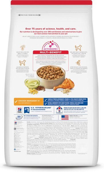 Chewy Hill's Science Diet Adult Large Breed Chicken & Barley Dry Dog Food 35-lb Bag
