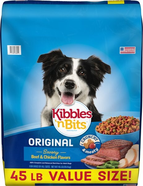 Chewy Kibbles 'n Bits Original Savory Beef & Chicken Flavors Dry Dog Food 45-lb Bag