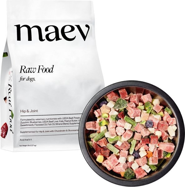 Chewy MAEV Hip & Joint Human-Grade Raw Frozen Beef Dog Food 20-lb Bundle