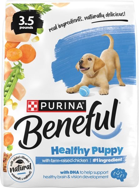Chewy Purina Beneful Healthy Puppy with Farm Raised Chicken High Protein Dry Dog Food 3.5-lb bag Chewy Purina Beneful Healthy Puppy with Farm Raised Chicken High Protein Dry Dog Food 3.5-lb bag