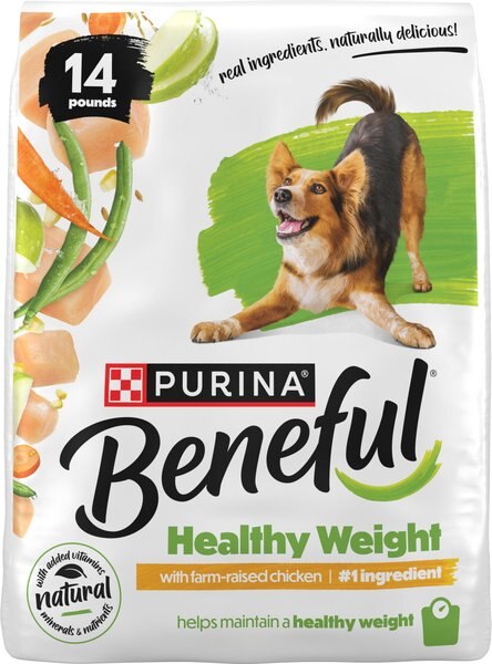 Chewy Purina Beneful Healthy Weight With Farm-Raised Chicken Dry Dog Food 14-lb Bag