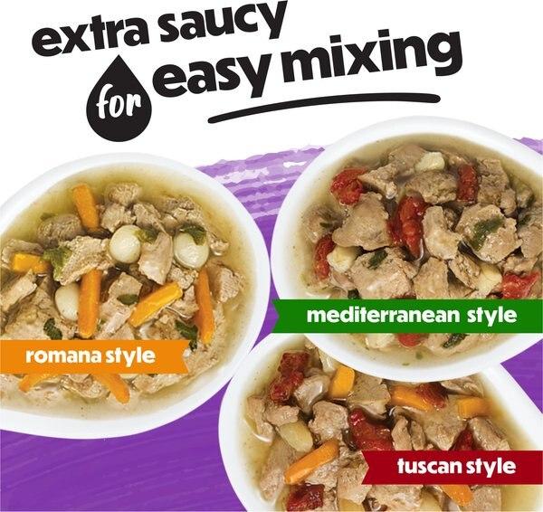 Chewy Purina Beneful Medleys Tuscan Romana & Mediterranean Style Variety Pack In Gravy Wet Dog Food 3-oz Can Case Of 30