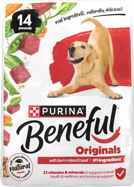 Chewy Purina Beneful Originals with Farm-Raised Beef Real Meat Dog Food 14-lb bag
