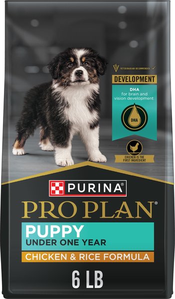 Chewy Purina Pro Plan High Protein Chicken & Rice Formula Dry Puppy Food 6-lb bag