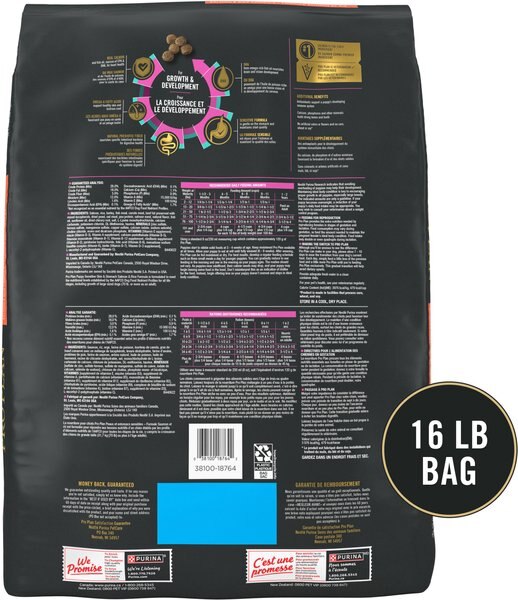 Chewy Purina Pro Plan Puppy Sensitive Skin & Stomach Salmon & Rice Dry Dog Food 16-lb Bag