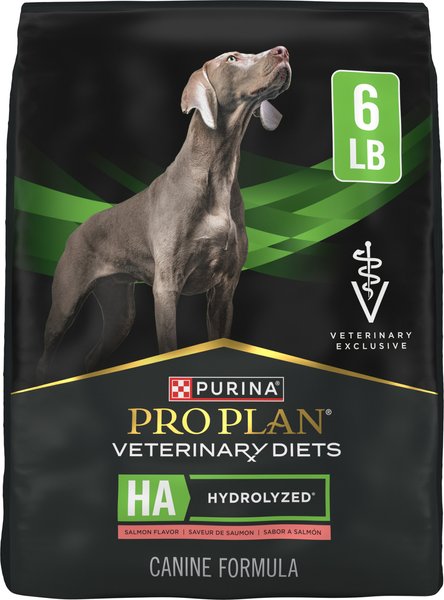 Chewy Purina Pro Plan Veterinary Diets HA Hydrolyzed Salmon Flavor Dry Dog Food 6-lb bag