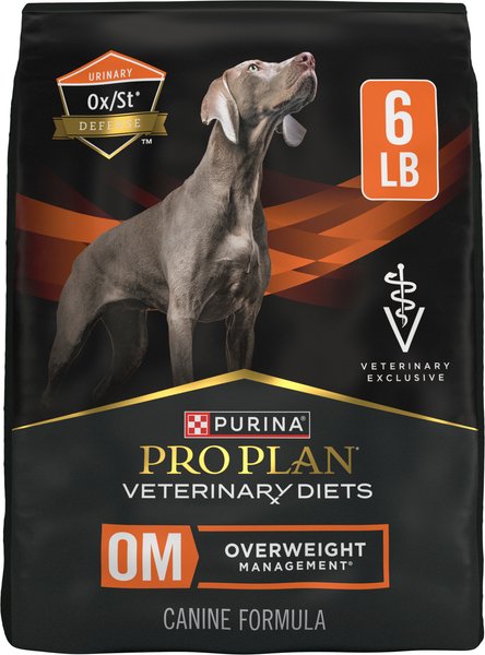 Chewy Purina Pro Plan Veterinary Diets OM Overweight Management Dry Dog Food 6-lb Bag