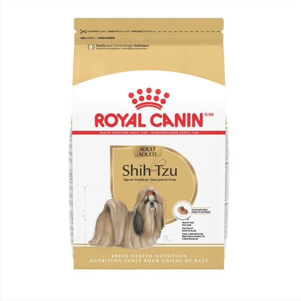 Chewy Royal Canin Breed Health Nutrition Shih Tzu Adult Dry Dog Food 10-lb Bag