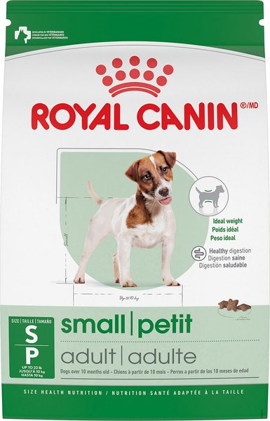 Chewy Royal Canin Size Health Nutrition Small Adult Dry Dog Food 14-lb bag bundle of 2