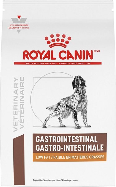 Chewy Royal Canin Veterinary Diet Adult Gastrointestinal Low Fat Dry Dog Food 1.5-lb Bag