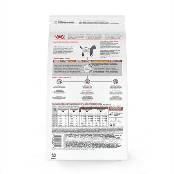 Chewy Royal Canin Veterinary Diet Adult Gastrointestinal Low Fat Small Breed Dry Dog Food 1.5-lb Bag