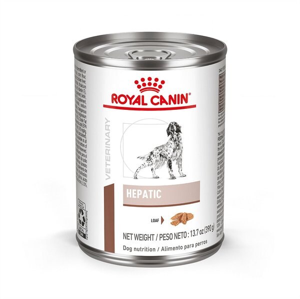 Chewy Royal Canin Veterinary Diet Adult Hepatic Loaf Canned Dog Food 13.7-oz Case Of 24