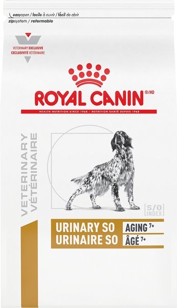 Chewy Royal Canin Veterinary Diet Adult Urinary SO Aging 7+ Dry Dog Food 26.5-lb Bag