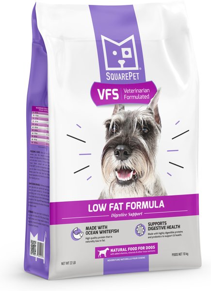 Chewy SquarePet VFS Digestive Support Low Fat Formula Dry Dog Food 22-lb Bag