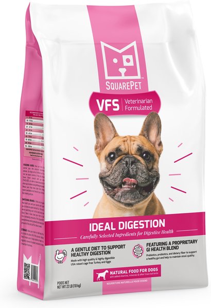 Chewy SquarePet VFS Ideal Digestion Dry Dog Food 22-lb Bag