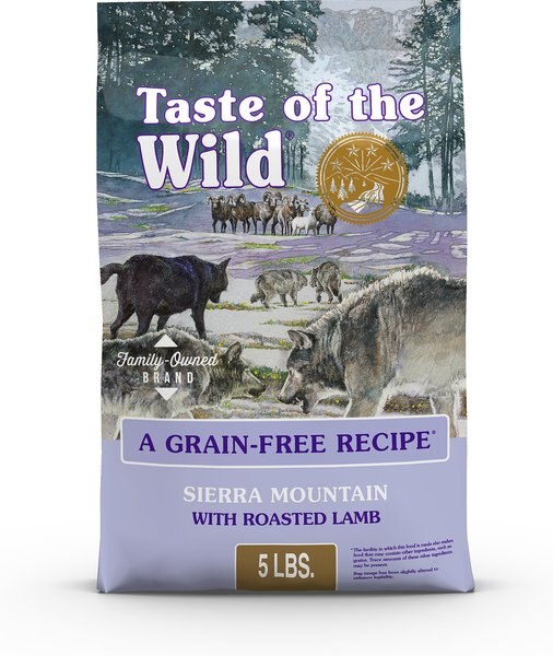 Chewy Taste Of The Wild Sierra Mountain Grain-Free Dry Dog Food 5-lb Bag
