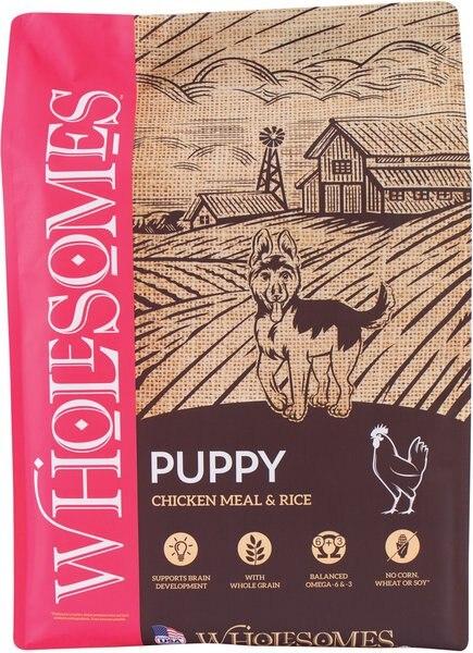 Chewy Wholesomes Puppy Chicken & Rice Dry Dog Food 16.5-lb bag Chewy Wholesomes Puppy Chicken & Rice Dry Dog Food 16.5-lb bag