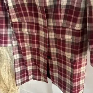 1.State Checkered Blazer Coat /size XS