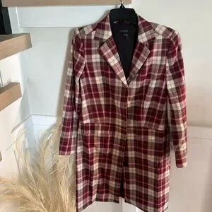 1.State checkered blazer coat /size XS