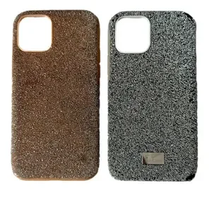 11 Pro Swarovski I phone case in rose and silver glitter