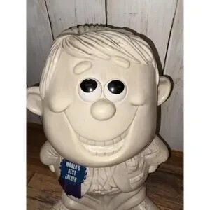 12” Jumbo 1970 Russ Wallace R&W Berries Figure WORLD'S BEST FATHER Large Statue