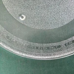 13.5-inch Glass Turntable Tray W/Turntable Ring From GE Microwave