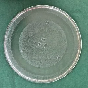 13.5-inch Glass Turntable Tray W/Turntable Ring From GE Microwave