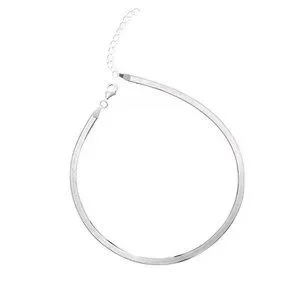 14k Gold 4mm Snake Chain Bracelet/Anklet Sterling Silver