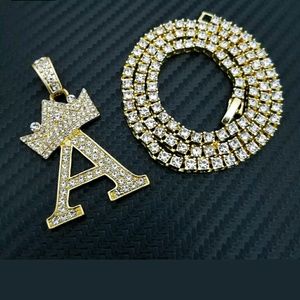 14K GOLD PLATED ICED OUT CHAIN