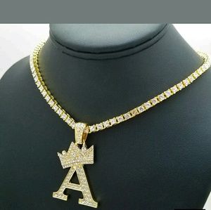 14K GOLD PLATED ICED OUT CHAIN