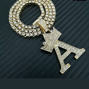 14K GOLD PLATED ICED OUT CHAIN