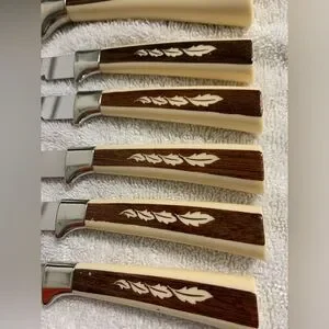 15 Piece Vintage Sheffield Eversharp Made In England Knife Set Stainless Steel