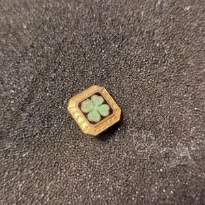 1959 GOLD 4-H PIN 10K Seventh Year Pin Vintage