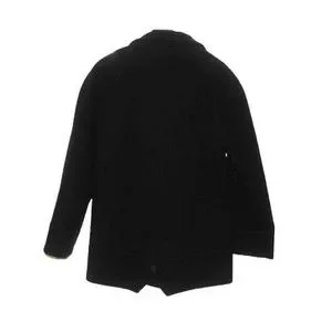 1960s MCM 100% Wool R. Hennig Double-Breasted Black Pea Coat