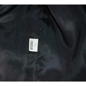 1960s MCM 100% Wool R. Hennig Double-Breasted Black Pea Coat