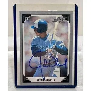 1991 Leaf #125 John Olerud Signed Autographed Blue Jays