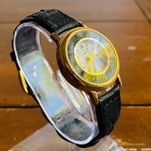 1994 BLACK ROCKS FOSSIL WATCH PC-9570