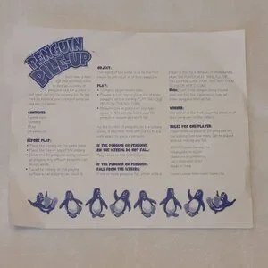 1998 Fundex Games Penguin Pile Up Instructions Sheet Replacement