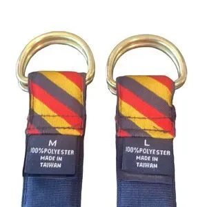 2 Brooks Brothers Adjustable Youth Belts Classic Preppy Stripes Large Medium