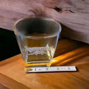2 Chivas Regal 12 Years Square Weighted Bottom Whiskey Glasses