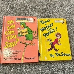 2 Dr. Suess hardback books